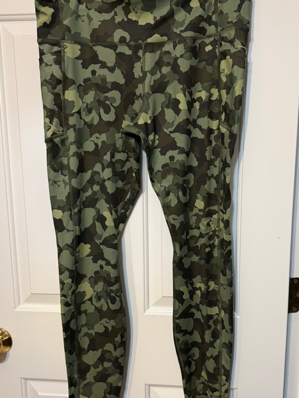 Avia Olive and Dark Green Camo Leggings